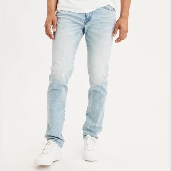 American Eagle Flex Original Straight Leg Jeans Size 32x34 Men’s - Picture 7 of 10